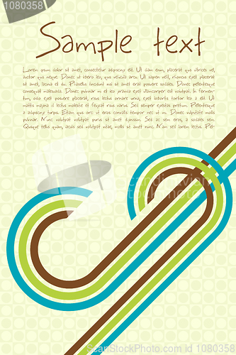 Image of abstract retro background