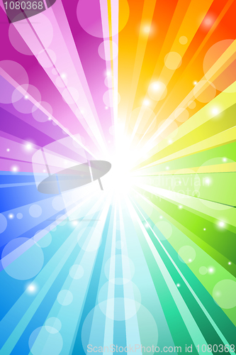 Image of sunburst background