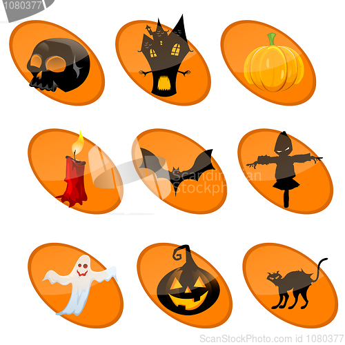 Image of elememts of halloween