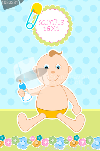 Image of baby arrival card