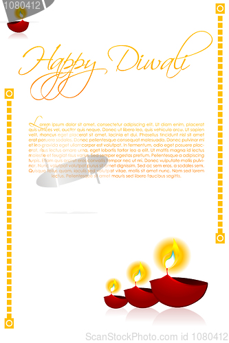 Image of diwali card