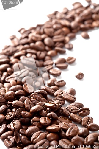 Image of coffee beans closeup 