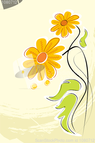 Image of floral background