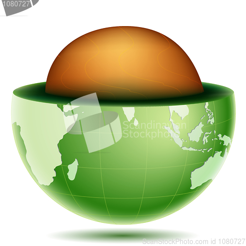 Image of core of globe