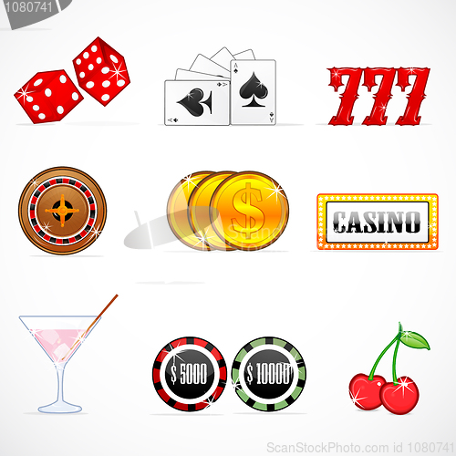 Image of casino icons