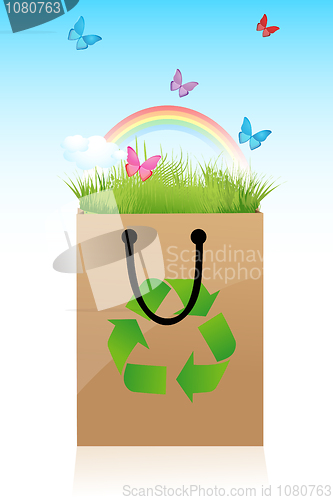 Image of colorful recycle bag