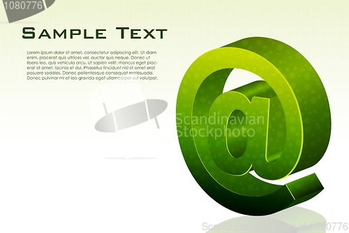 Image of business card with sample text