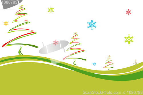 Image of colorful christmas