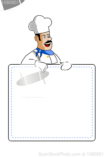 Image of chef holding cooking card