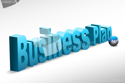 Image of business plan text