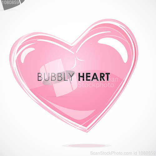 Image of bubbly heart