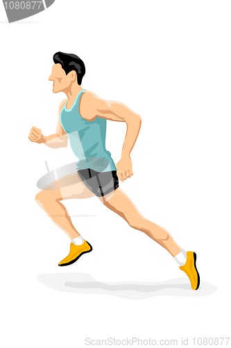 Image of athlete running