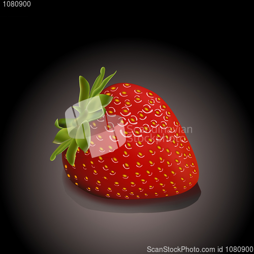Image of juicy strawberry