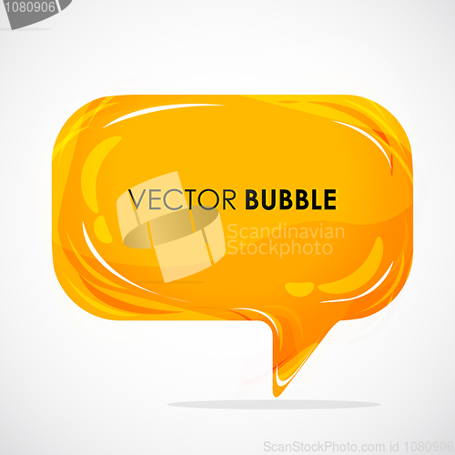 Image of glossy speech bubble