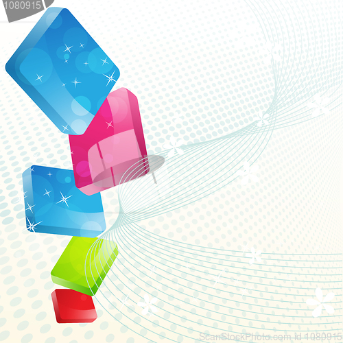 Image of colorful vector background