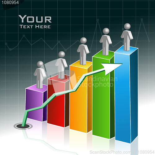 Image of colorful bar graph