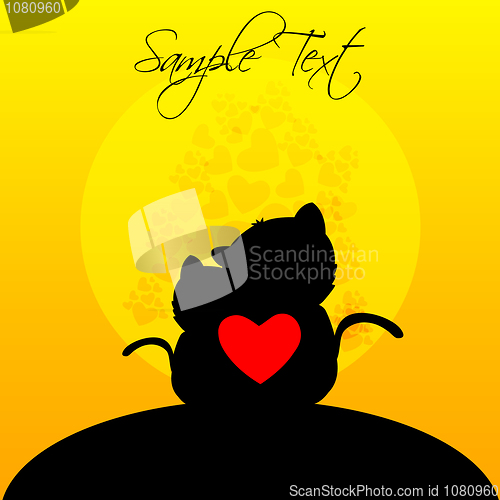 Image of love card with sample text