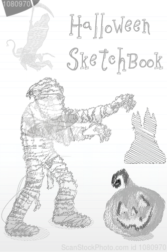 Image of halloween sketch