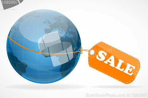 Image of global sale tag