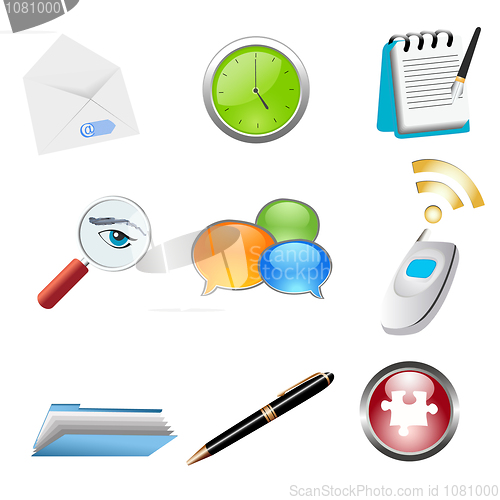 Image of business icons