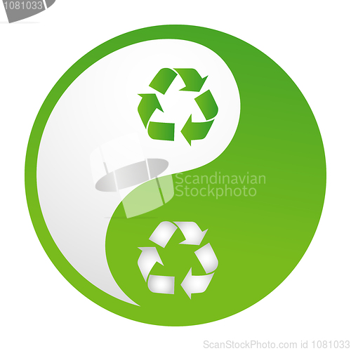 Image of recycle yinyang