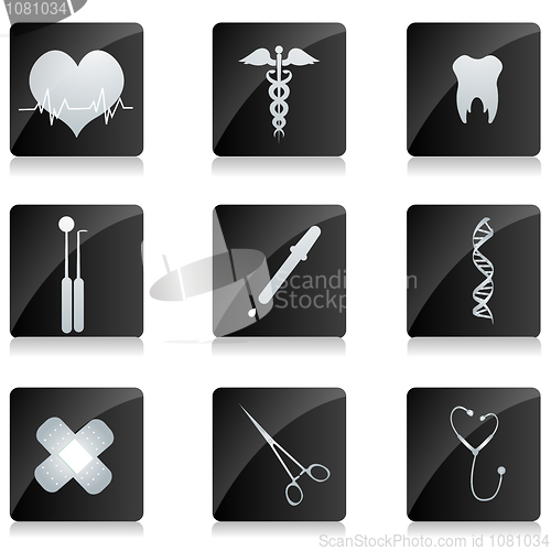 Image of medical icons