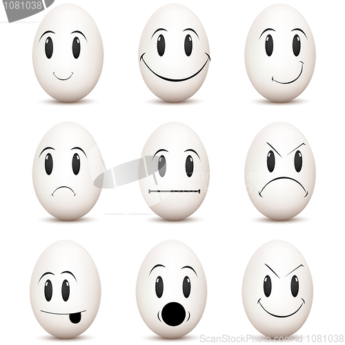 Image of various facial expressions