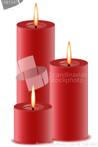 Image of burning candle