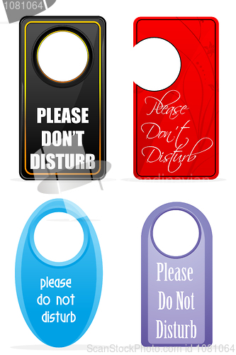 Image of do not disturb tags