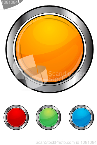 Image of glossy buttons