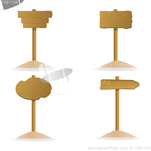 Image of different wooden boards