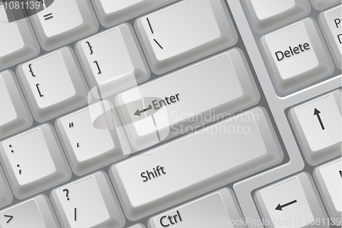 Image of closeup of keyboard keys