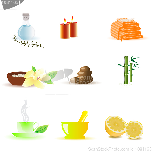 Image of spa icons