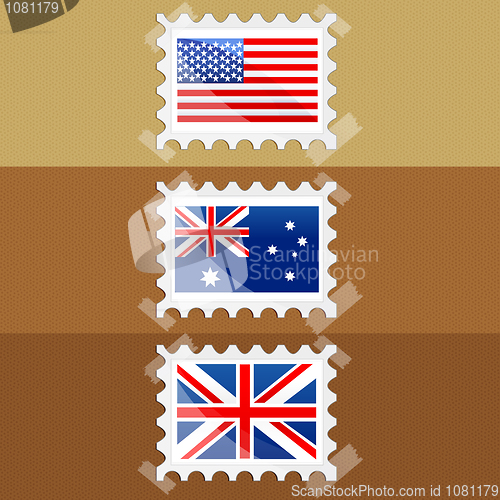 Image of flags of different countries