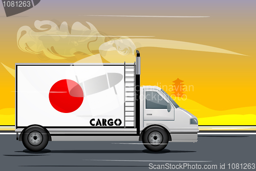 Image of japanese lorry
