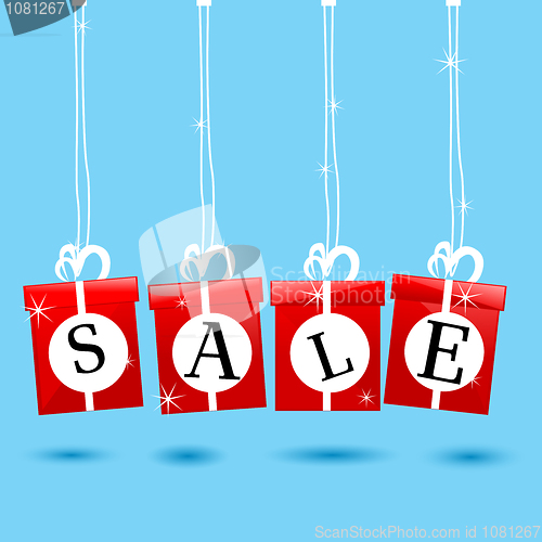 Image of hanging sale icon