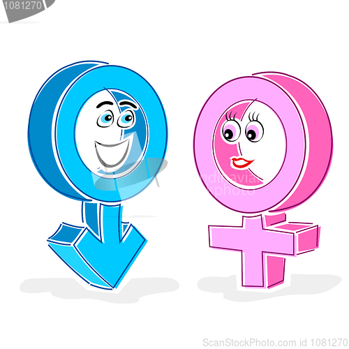 Image of gender icons