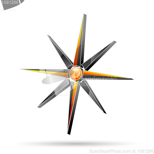 Image of vector compass