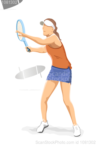 Image of tennis player