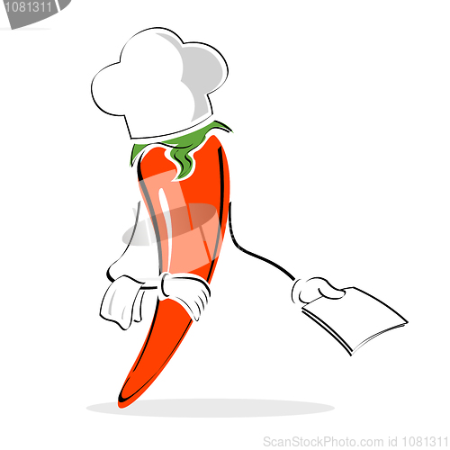 Image of pepper chef cooking