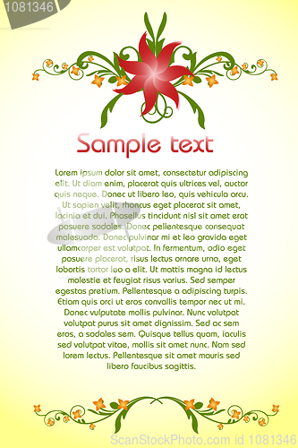 Image of classical colorful background