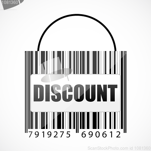 Image of barcode discount bag