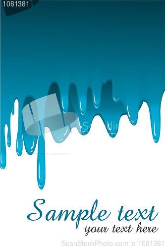 Image of dripping vector background