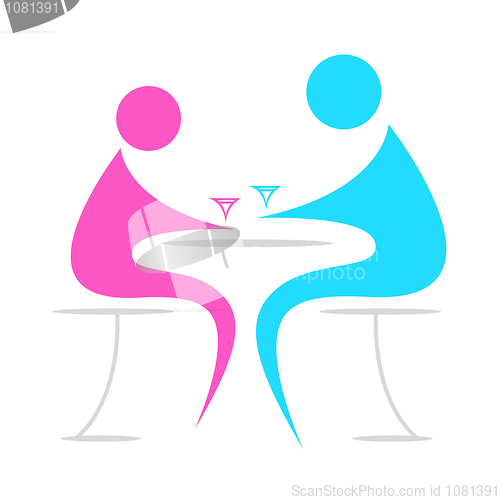 Image of lovers spending time together