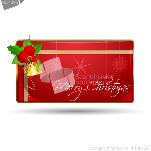 Image of merry christmas gift