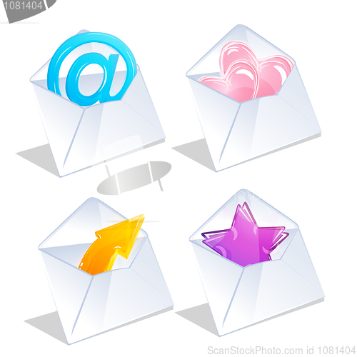 Image of communication icons