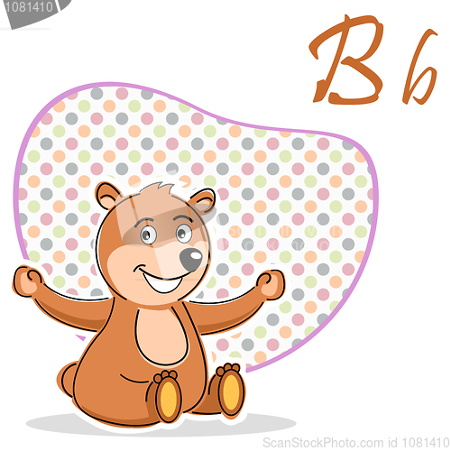 Image of b for bear