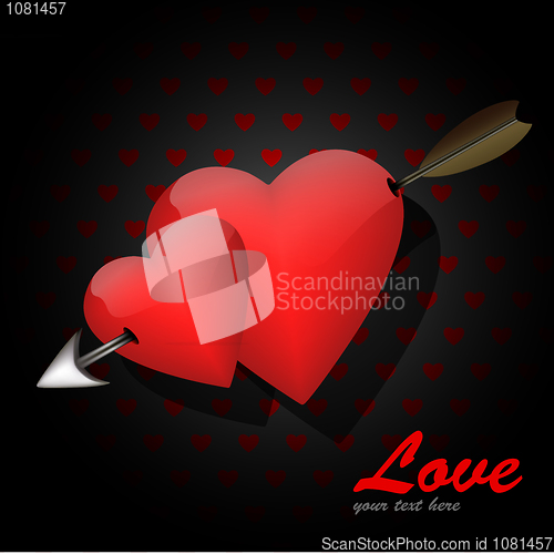 Image of love hearts