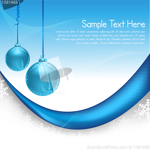 Image of abstract merry christmas card