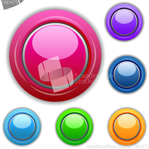 Image of multicolored buttons